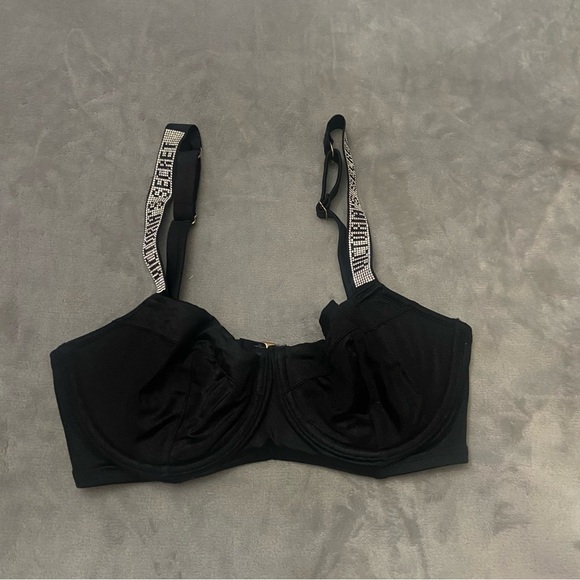 New! Victoria’s Secret Shine Strap Unlined Push Up Bikini Swim Top 4475 - Picture 5 of 8